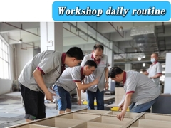 Fabrika vitrin dolabı deneme kurulum günlük