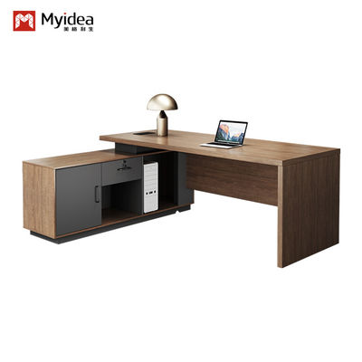 Destek özelleştirme Myidea Ofis Patron Masası Modern Basit Mobilya Alt Dolabıyla Tek kişi