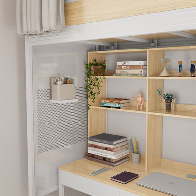Modern Furniture Student Bunk Bed School Dormitory Bunk With Desk Support customization