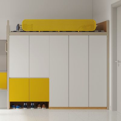 Customizable Loft Bed With High Stability And Work Free Assembly