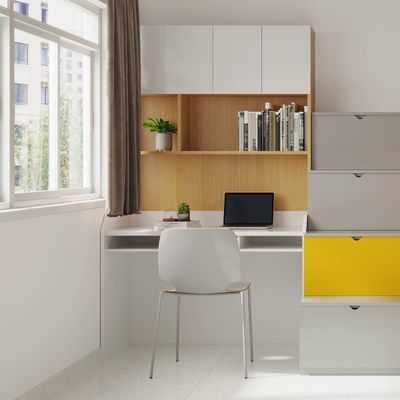 Customizable Loft Bed With High Stability And Work Free Assembly