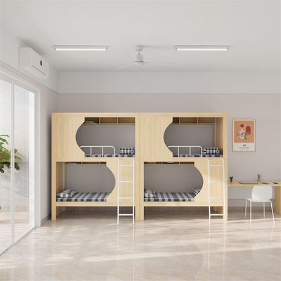 satın al Destek özelleştirme Okul İşçi Hastane Ev Yatakhanesi Metal Istikrarlı Öğrenci Ahşap Depolama Loft Yatak online manufacture