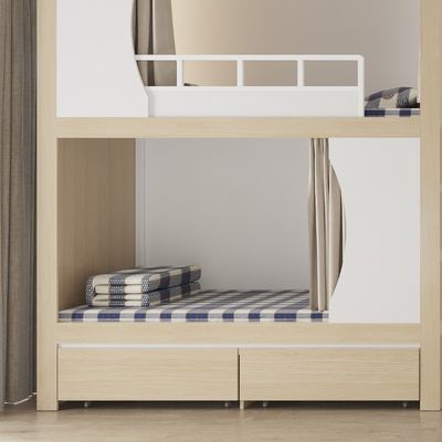 Customization Multifunctional Single Capsule Pod Twin Loft School Dormitory Bunk Bed With Stairs Desk And Underneath Slide