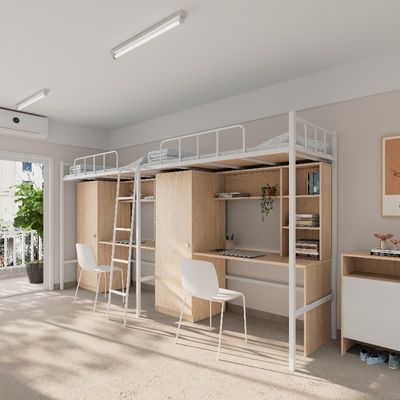 satın al 4000 X 900 X 2120mm Yetişkin Metal Çerçeve Yatakları Masa Destek özelleştirme ile online manufacture