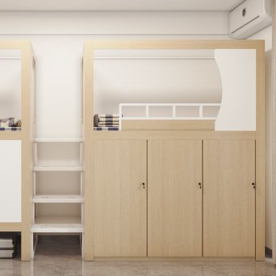 Support customization ISO9001 certified capsule apartment bed, three person seat with three person cabinet, customizable design