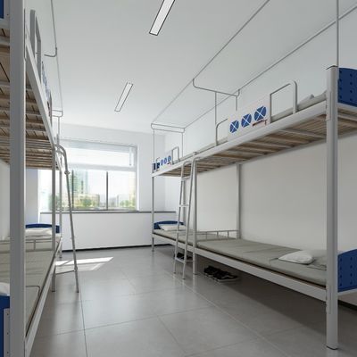Support customization Stylish and Functional Dormitory Bunk Bed for Student Accommodations