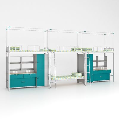 Modern design of multi-purpose student dormitory bunk bed multi-person Support customization