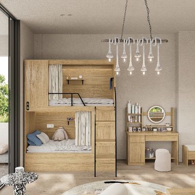 Support customization Modern Design Safe And Stable Bunk Bed For Youth Hostel With Easy Assembly Guidelines