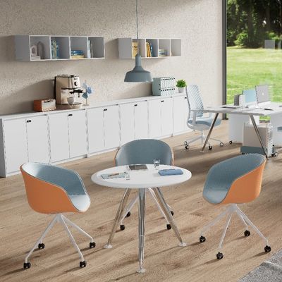 satın al Destek özelleştirme Modern tarz ofis mobilyaları beyaz tezgahlı masa ve sağlam metal çelik bacaklar online manufacture
