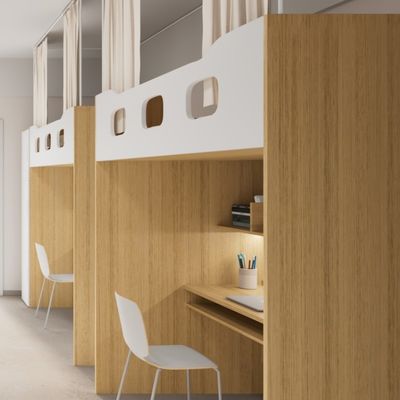 Non-Slip Silent Storage Ladder customization And Thick Guardrail 4600*900*2120 Apartment Bed For Kids/Teens/Young Adults Made In Foshan Factory Myidea