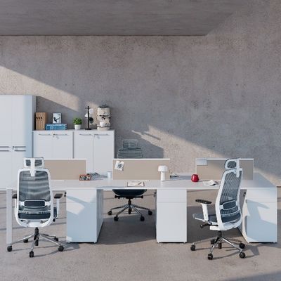 satın al Modern Dört Kişilik Ofis Masası Kilitli Dosya Dolabı Destek özelleştirme online manufacture