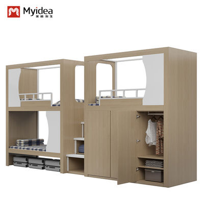 High Stability Capsule Hotel Bed With Non Human Damage Protection Support customization