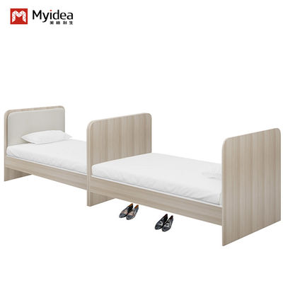 satın al Nordic Tarzı Çift Yatak Aydın Renk Destek Yatak Odası Okul Daire Ya Da Yatak Odası Ahşap Otel Mobilyaları online manufacture