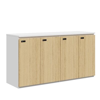 Direct Factory Supply Custom Wooden File customization Cabinet Warm Tone Metal Material Password Lock Simple Storage School Living Room Hotel