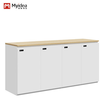 Direct Factory Supply Custom Wooden File customization Cabinet Warm Tone Metal Material Password Lock Simple Storage School Living Room Hotel