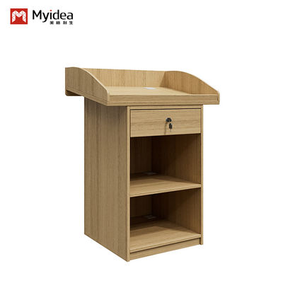 satın al Modern Ahşap Panel Ticari Toplantı Odaları için Podium özelleştirme Sınıf Odaları Konuşma Masaları için Oditoryumlar online manufacture