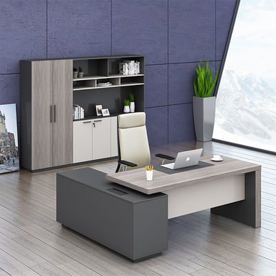 satın al Modern Lüks Patron Ofis Masası, Destek özelleştirme Yönetim Düzeyi Yönetim Masası, Büyük Ahşap MDF Panel Masası, Karanlık Klasik Tasarım, Ofis Kullanımı online manufacture