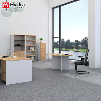 Custom Lounge, Corporate Lobby, Round Conference Table, Multi-Guest Circular Meeting Table, Discussion-Style Coffee Table, Informal Conversation Seating