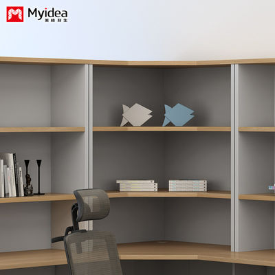 Foshan Irregular Document Storage Cabinet, Office Corner Shelf, Customizable Color