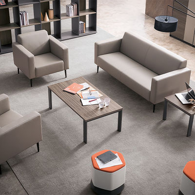 satın al Modern ve konforlu Ofis İdari Patron için Katı Ahşap Çerçeve Plywood Özel Kanepe online manufacture
