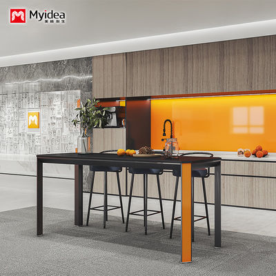 Study Room Waterproof Rock Board Employee Pantry Bar Counter and Customizable Side Table