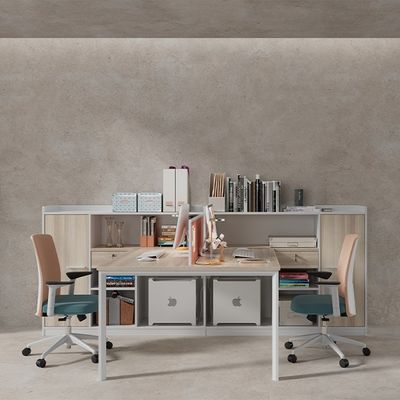 Finance Office Desk And Chair Combination, Simple Modern Screen, Employee Desk, Office Desk, 6-4 Person Seat, Booth