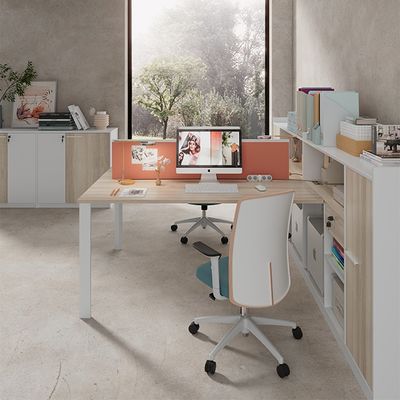 Finance Office Desk And Chair Combination, Simple Modern Screen, Employee Desk, Office Desk, 6-4 Person Seat, Booth