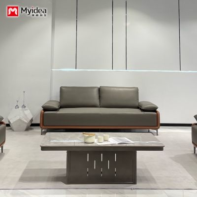 satın al Foshan Ofis Kanepesi, Deri İş Salonu, VIP Resepsiyon Odası, Basit ve Modern Patron Kanepesi, Kahve Masası Kombinasyonu online manufacture