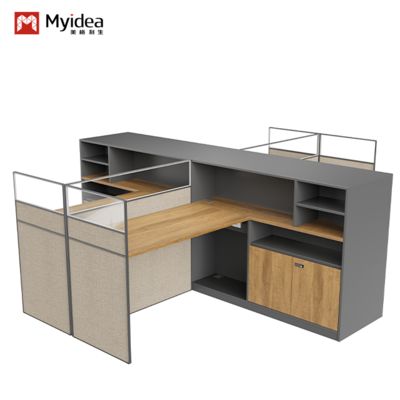 Myidea Light Industry Wind Chief Deputy Cabinet Financial Desk Large Storage Space Classic American Cherry Staff Desk