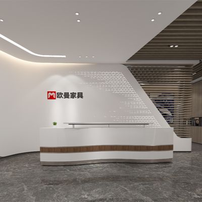 satın al Kavisli fırın boyalı ön büro, şirket bar tezgahı, güzellik hastanesi, diş kliniği, dairesel vezne tezgahı, basit ve modern resepsiyon bankosu online manufacture