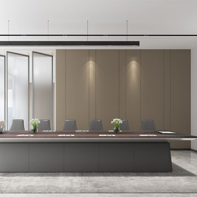 Modern minimalist large solid wood conference table, Nordic business negotiation chief reception table, solid wood table supporting customization