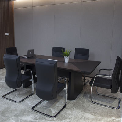 Advanced Nordic minimalism, high-end long table business reception, modern design negotiation table, office conference table