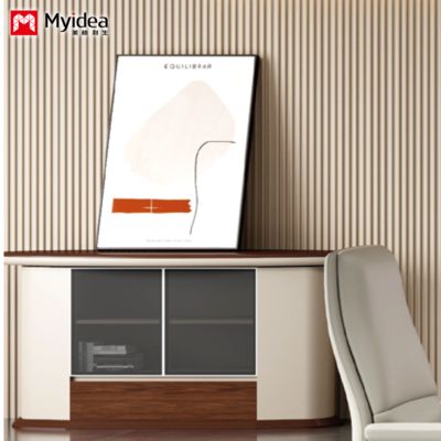 satın al özelleştirme duvar-yer tasarımı, oturma odası dolabı, depolama dolabı, alçak dolap, ofis ve ev kullanımı için pratik çay dolabı online manufacture