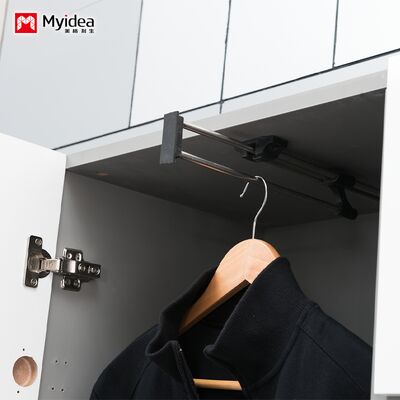 Office filing cabinet for the boss and supervisor, storage cabinet with hanging clothes area, white glossy painted office desk cabinet