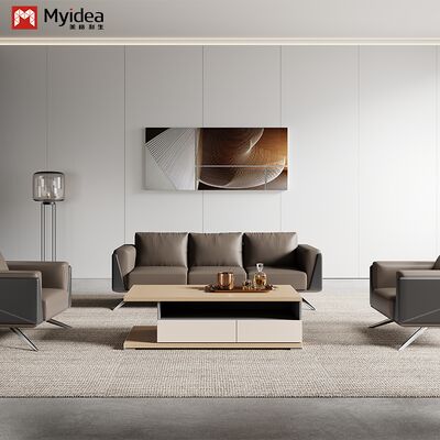 satın al Modern Çevre Dostu Ticari Metal Ayaklı Deri Koltuk Fabrikası toptan satışı online manufacture