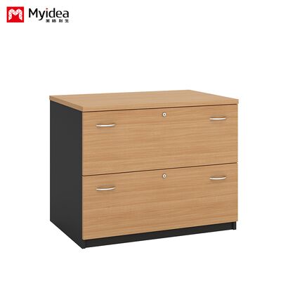 Company Storage Cabinet, Office Furniture, Two-layer Handle with Lock, File Cabinet Can Be Customized in Size