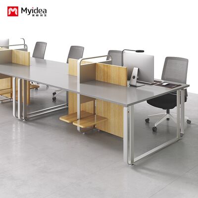 satın al Ofis Masası, Personel Çalışma İstasyonu, Modern Minimalist Ekran Kabinesi, 4 kişilik 6 kişilik Ofis Masası ve Sandalye Kombinasyonu online manufacture