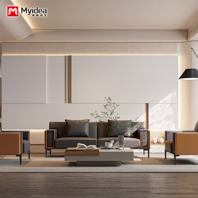 satın al Nordic Minimalizm Deri Kanepe Seti Ofis Yatak Odası Geleneksel Bölümsel Tasarım Metal Bacaklar Tek/Üç Koltuklu Kanepeler online manufacture