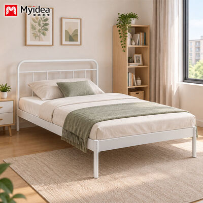 satın almak Daire ve otel kullanımı için çelik tek yatak çerçevesi, dayanıklı metal yapısı, uzun vadeli güvenilirlik için ağır işlevli yapı online manufacture