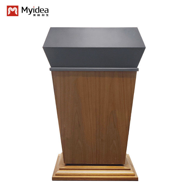 Support customization Modern Lectern Wood Panel Steel Plastic Materials Stage Large Event Center School Meeting Room Office Hotel Outdoor Gym