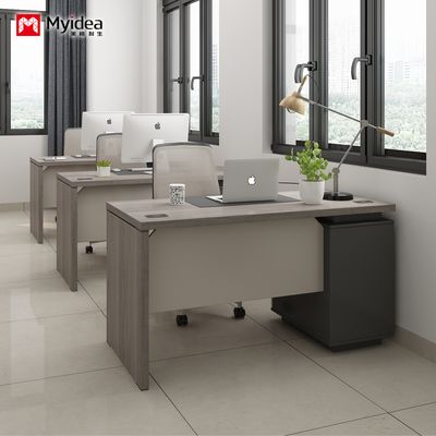 Depolama için Modern Minimalist Ofis Masası, Pratik Bilgisayar Masası, Tek taraflı Personel Ekran Masası